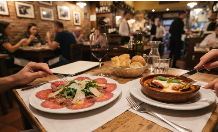 carpaccio ou parmiagiana